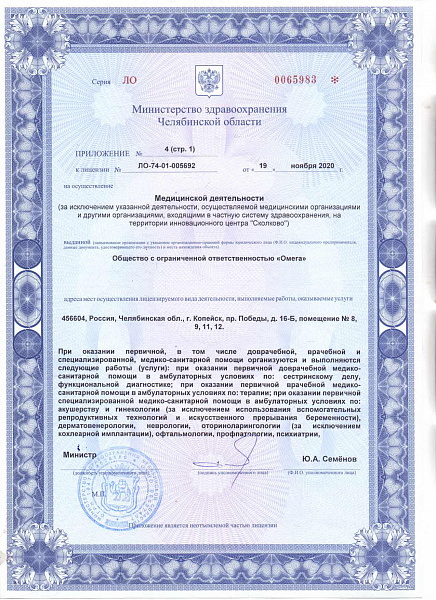 Лицензия № Л041-01024-74/00351396 